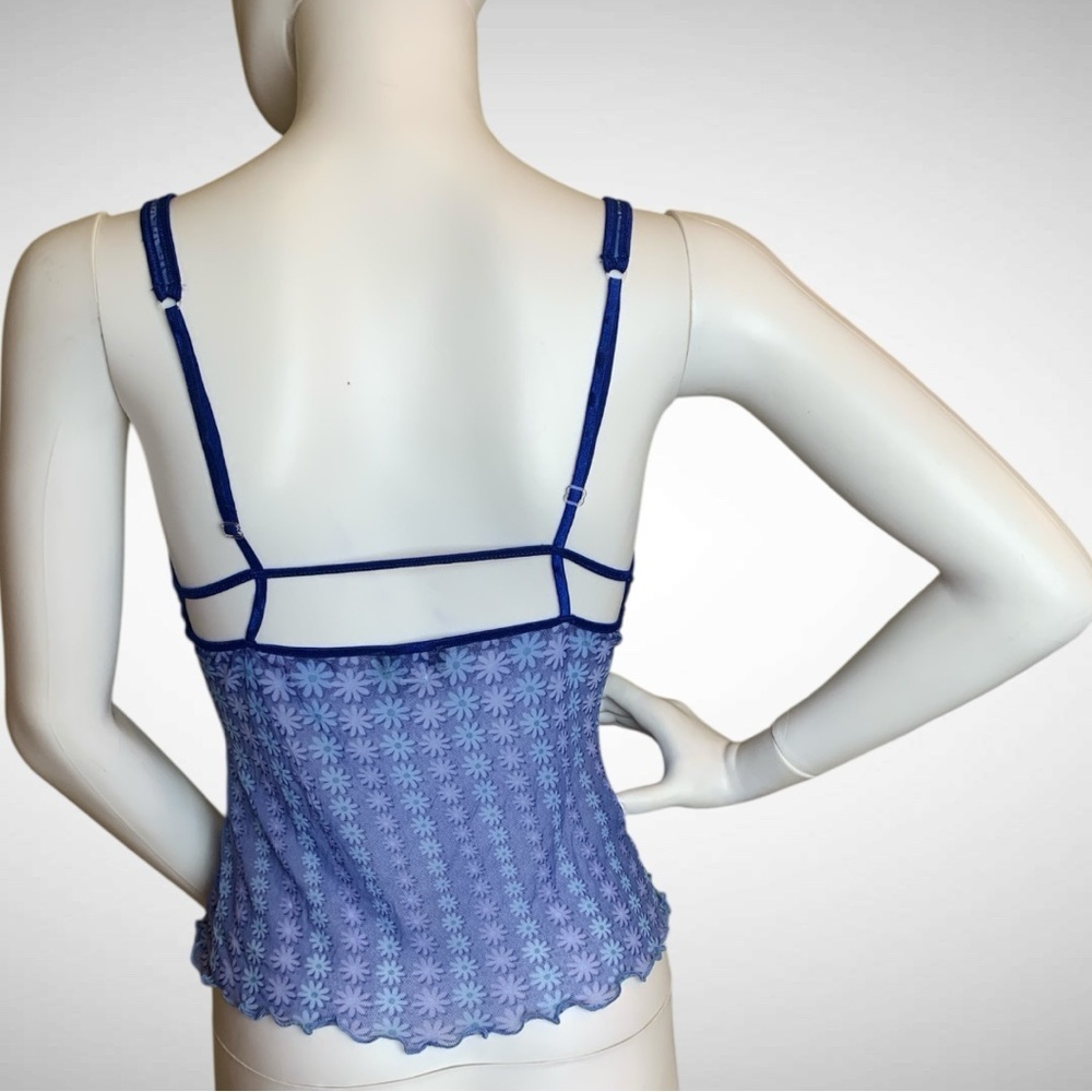 Cosabella Blue Geometric Bra Intimates - Picture 3 of 7